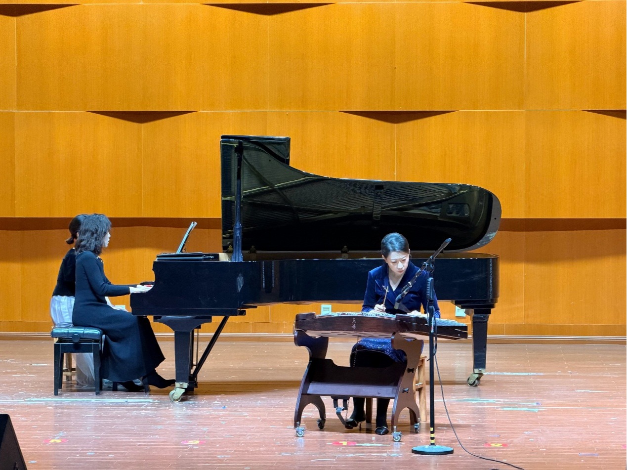 民乐系教师丁林虹“扬琴演奏音乐交流会”走进安徽铜陵学院