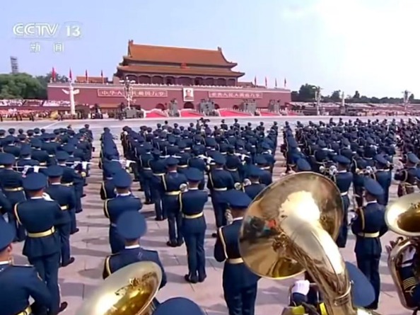 天音人亮相九三阅兵，以青春奏响时代强音！